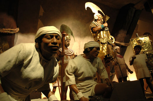 El Señor de Sipán en el Museo de Tumbas Reales Lambayeque