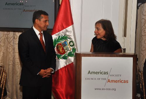 Ollanta Humala, unas tomas