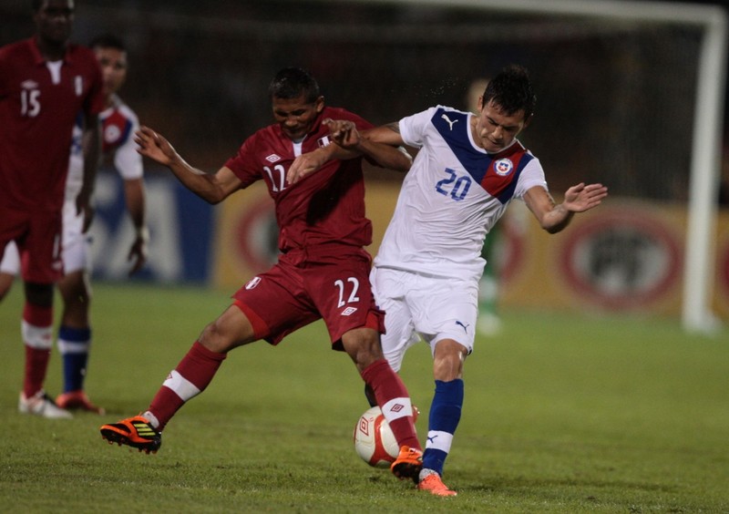 Imágenes del partido amistoso entre los seleccionados de Perú y Chile en la ciudad de Tacna