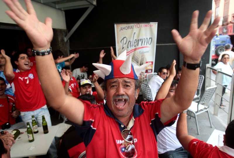 Imágenes del partido amistoso entre los seleccionados de Perú y Chile en la ciudad de Tacna