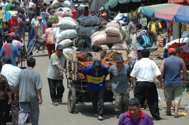 La Parada es el mercado mayorista más grande de Lima,donde miles de personas hacen sus compras a precios ascequibles