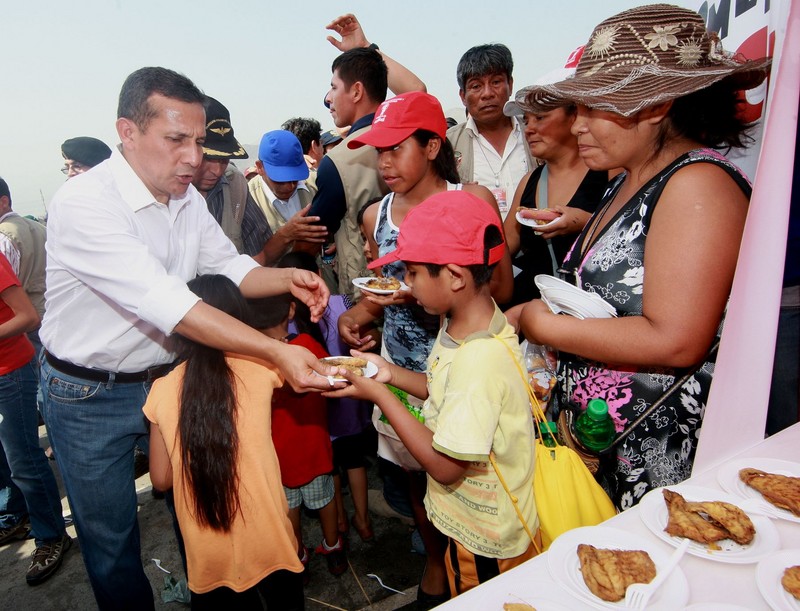 Presidente de la República, Ollanta Humala, celebra el Día del Niño Peruano en distrito de San Juan de Lurigancho