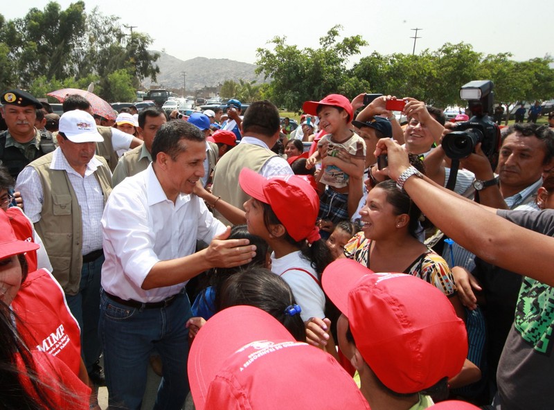 Presidente de la República, Ollanta Humala, celebra el Día del Niño Peruano en distrito de San Juan de Lurigancho