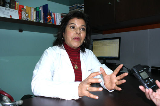 Doctora Viviana Melinchon Espinoza, una pediatra peruana