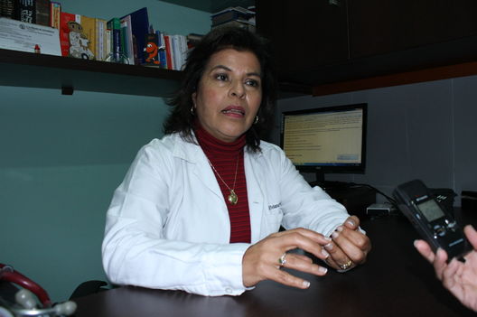 Doctora Viviana Melinchon Espinoza, una pediatra peruana