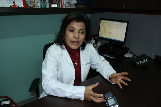 Doctora Viviana Melinchon Espinoza, una pediatra peruana