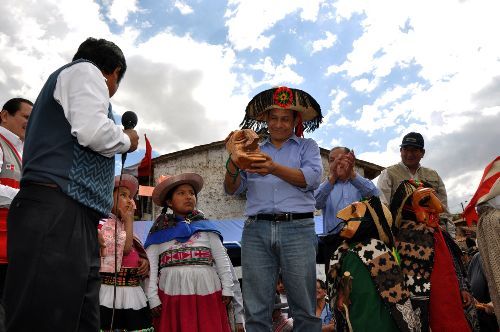 El presidente de la República, Ollanta Humala, en la región Cajamarca