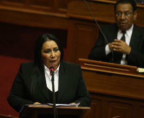 Ministra de la Mujer y Social, Aída García Naranjo