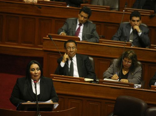 Ministra de la Mujer y Social, Aída García Naranjo