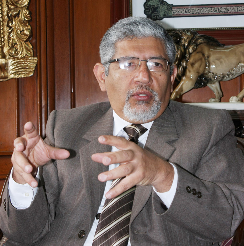 Presidente de la Corte Superior de Justicia de Lima, doctor Héctor Enrique Lama More