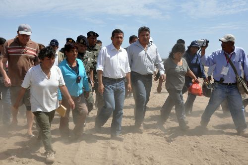 Presidente Ollanta Humala Tasso en su visita a Juliaca
