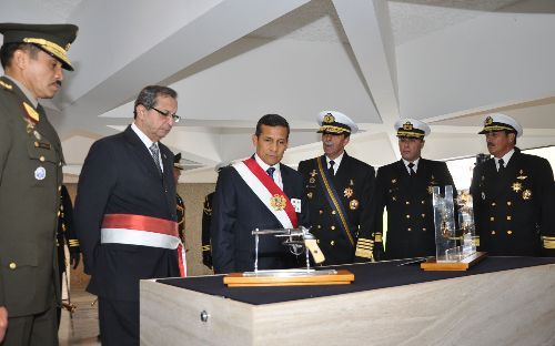 Presidente de la República, Ollanta Humala, en los distritos de Chorrillos y la Punta en el aniversario de Grau