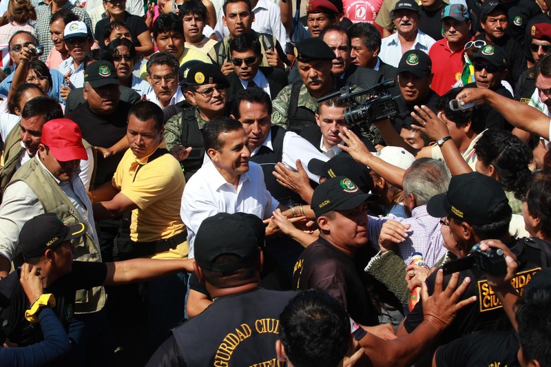 Presidente Ollanta Humala anuncia en Chimbote viabilidad del proyecto Chinecas