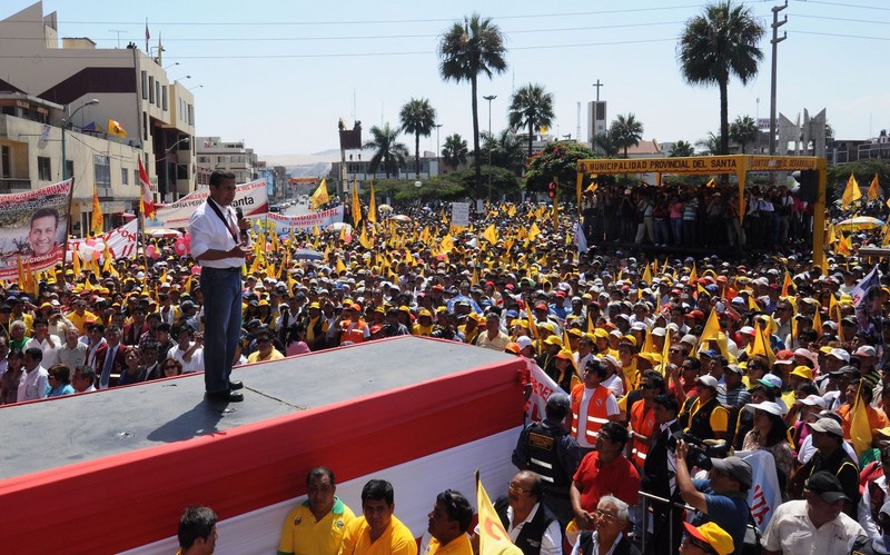 Presidente Ollanta Humala anuncia en Chimbote viabilidad del proyecto Chinecas