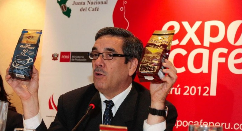 Ministro de Agricultura, Luis Ginocchio Balcázar, participó de la ceremonia de lanzamiento de la segunda edición de la Expo Café 2012