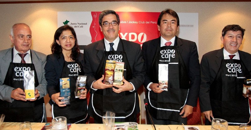 Ministro de Agricultura, Luis Ginocchio Balcázar, participó de la ceremonia de lanzamiento de la segunda edición de la Expo Café 2012