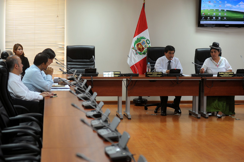 Congresista Antonio Medina Ortiz sesiona la Comisión de Pueblos Andinos