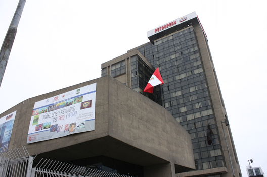 Unas tomas de la sede de Petroperu en Corpac