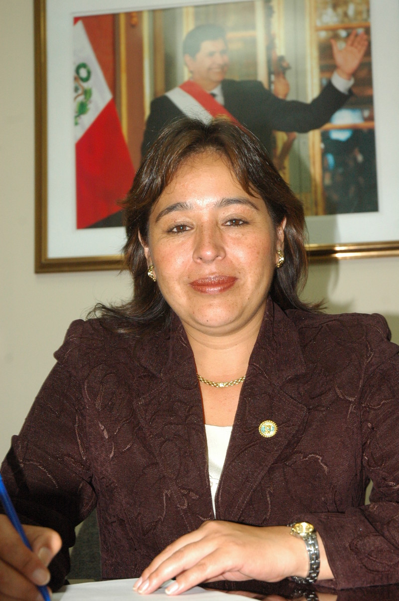 Imágenes de La ex congresista Nidia Vílchez