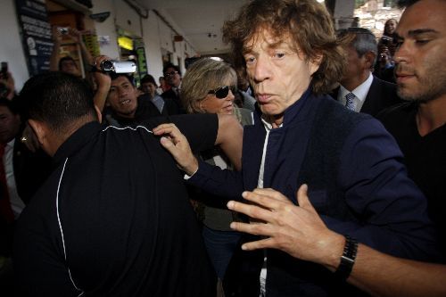 Mick Jagger, un astro del rokn and roll, en el Perú