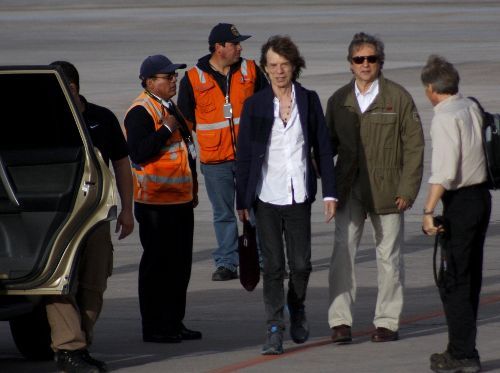 Mick Jagger, un astro del rokn and roll, en el Perú