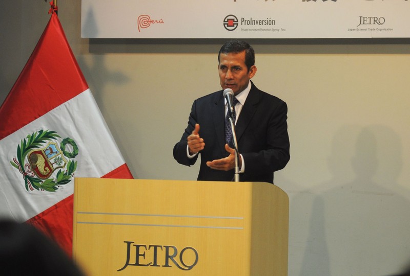 Presidente Ollanta Humala inauguró un 'Road Show' de promoción de Inversiones, convocado por la Organizaciòn Japonesa de Comercio Exterior