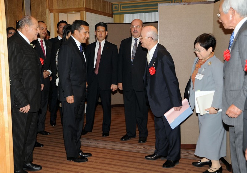 Presidente Ollanta Humala Tasso, inauguró la X Reunión del Consejo Empresarial Peruano Japonés-Cepeja, en el hotel Imperial de Tokio