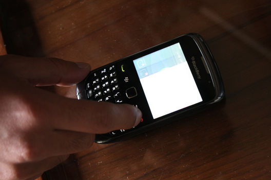 Unas imágenes de un Blackberry