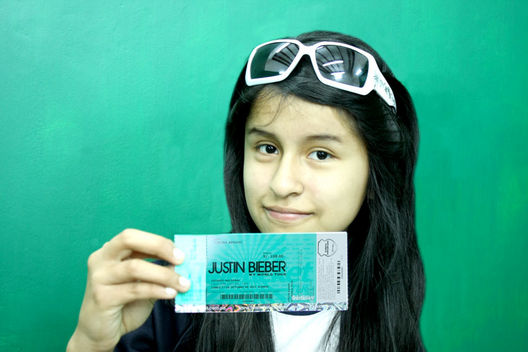 Ganadoras del concurso  de Justin Bieber