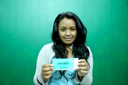 Ganadoras del concurso  de Justin Bieber