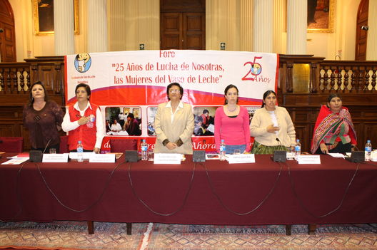 El Vaso de Leche, 25 años de lucha, un aniversario más