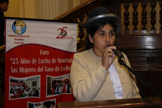 Claudia Faustina Coari Mamani, congresista de la República