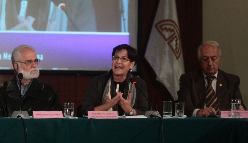Alcaldesa de Lima, Susana Villarán, y el padre Gastón Garatea se reunieron con alcaldes distritales