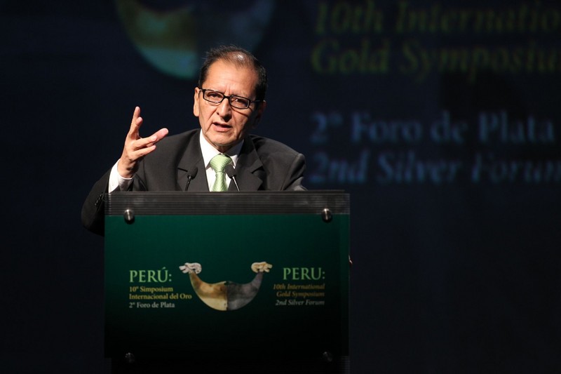 Ministro de Energía y Minas, Jorge Merino Tafur, expone en el Simposium Internacional del Oro