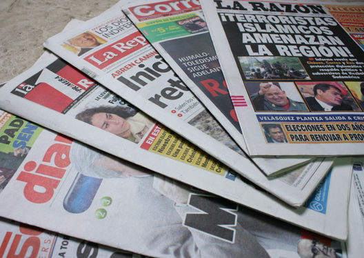 Portadas de Diarios y revistas de lima