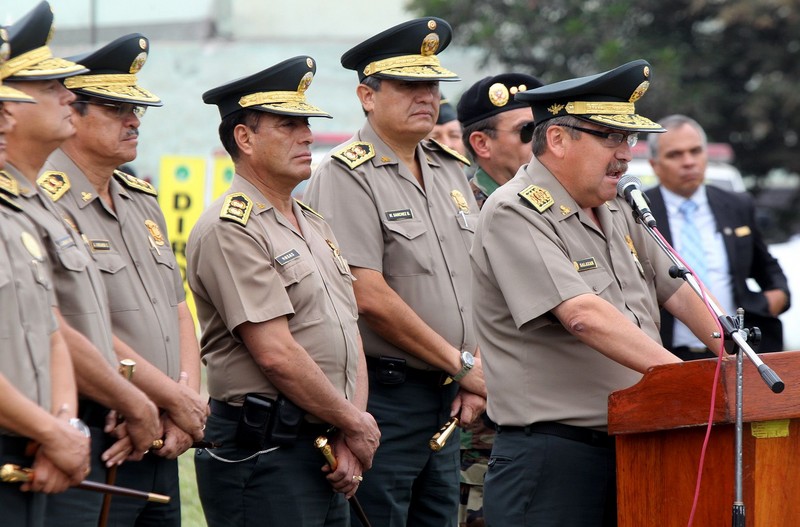 Director de la Policia Nacional Raúl Salazar, presentó esta mañana resultados de los megaoperativos realizados este fin de semana