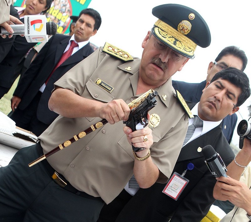 Director de la Policia Nacional Raúl Salazar, presentó esta mañana resultados de los megaoperativos realizados este fin de semana