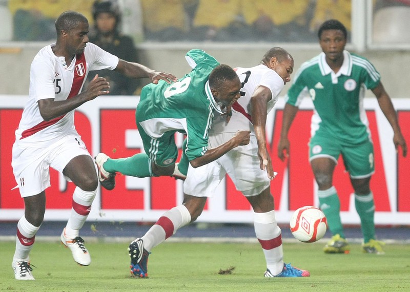 Selección peruana de fútbol gano 1-0 a Nigeria, en encuentro amistoso internacional en el estadio nacional