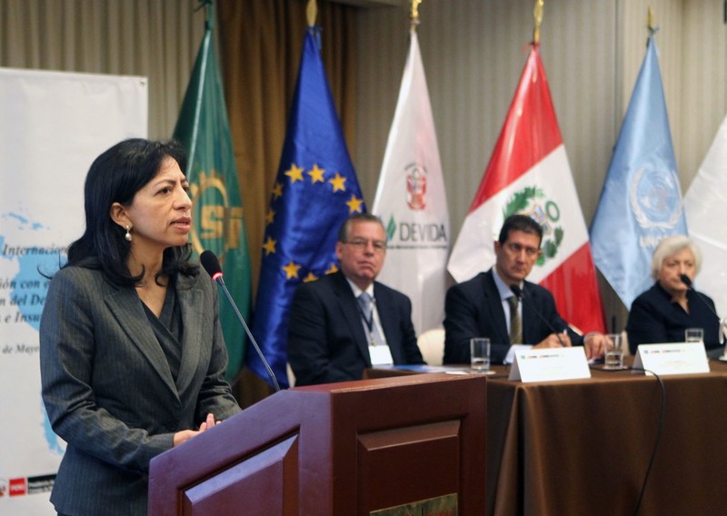 Ministra de la Producción Gladys Treviño, inauguró seminario sobre la cooperación del sector privado en la prevención del desvío de precursores e insumos químicos