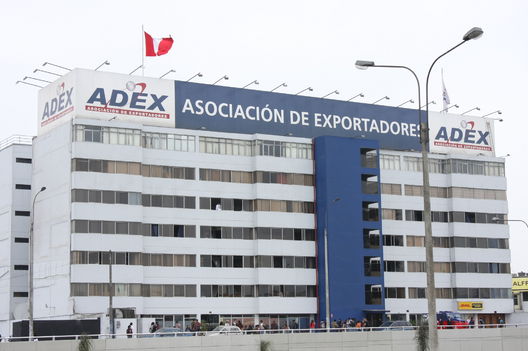 Fachada de la Asociación de Exportadores del Perú (Adex)