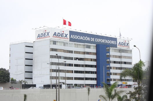 Fachada de la Asociación de Exportadores del Perú (Adex)