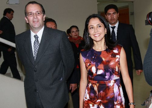 Primera Dama de la Nación, Nadine Heredia, asiste a la inauguración del Primer Encuentro de Mujeres Empresarias, que se realiza en (ADEX