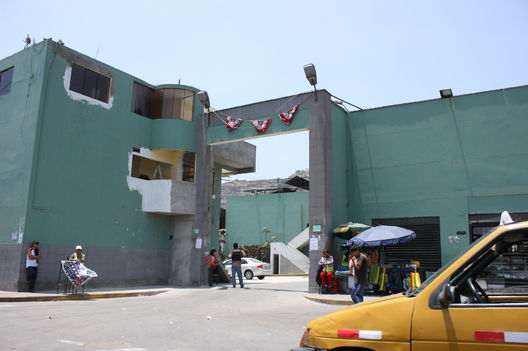 Frontis del Camal de Yerbateros en el limeño distrito de San Luis