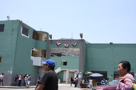 Frontis del Camal de Yerbateros en el limeño distrito de San Luis