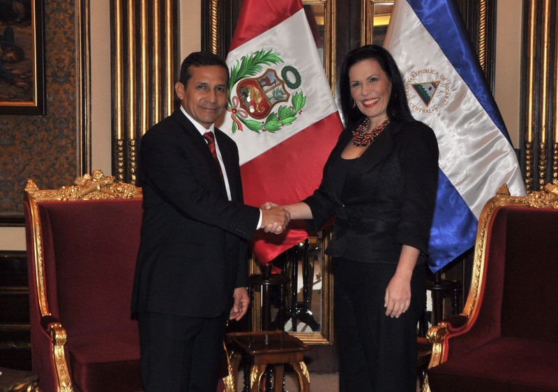 Presidente Ollanta Humala recibió cartas credenciales de embajadores de Nicaragua, San Marino, Angola y Fiji