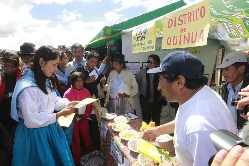 Primera Dama de la Nación, fue nombrada Embajadora Especial de la FAO para el Año Internacional de la Quinua