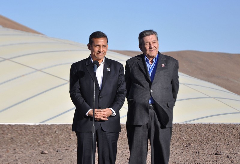 Presidente  Ollanta Humala, en conferencia de prensa de la Alianza del Pacífico, en la región chilena de Antofagasta