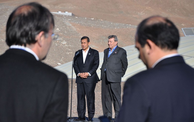 Presidente  Ollanta Humala, en conferencia de prensa de la Alianza del Pacífico, en la región chilena de Antofagasta