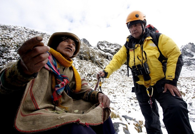 Rescate de los cadáveres en el nevado Mama Rosa de Paucartambo Cusco Tuvo que detenerse por mal tiempo en la zona