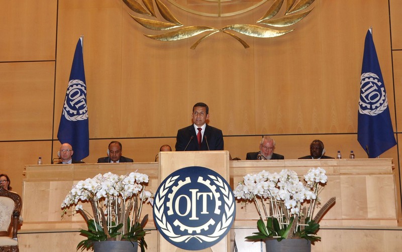 Presidente Ollanta Humala, participó en la Asamblea General de la Organización Internacional del Trabajo (OIT), en Ginebra, Suiza